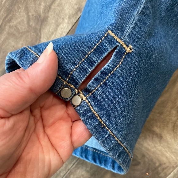 Gloria Vanderbild All-Around Slimming Effect Women Size 20 Blue Cropped Jeans - Picture 6 of 8